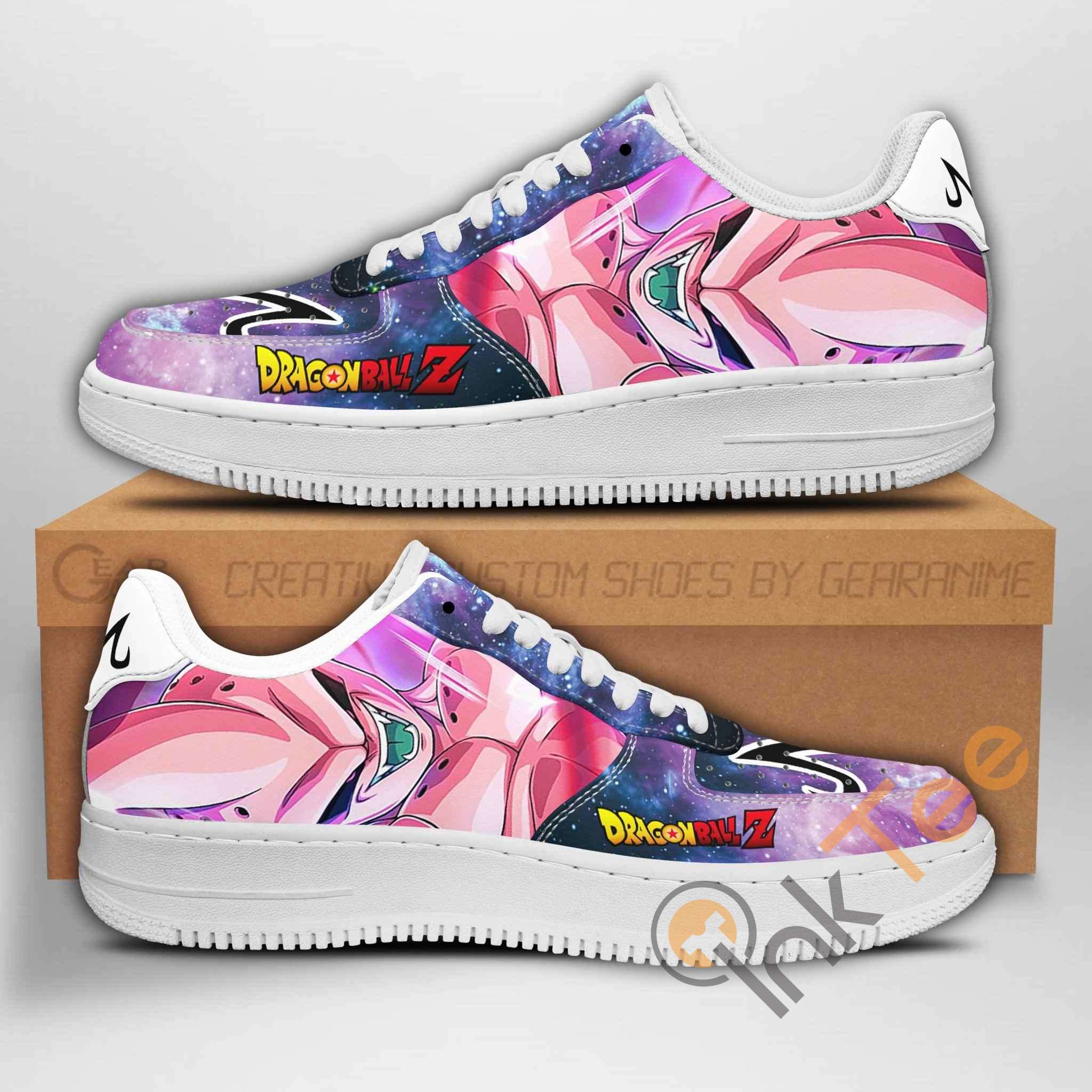 Anoi tinción Mirar atrás Majin Buu Dragon Ball Z Anime Nike Air Force Shoes - InkTee Store