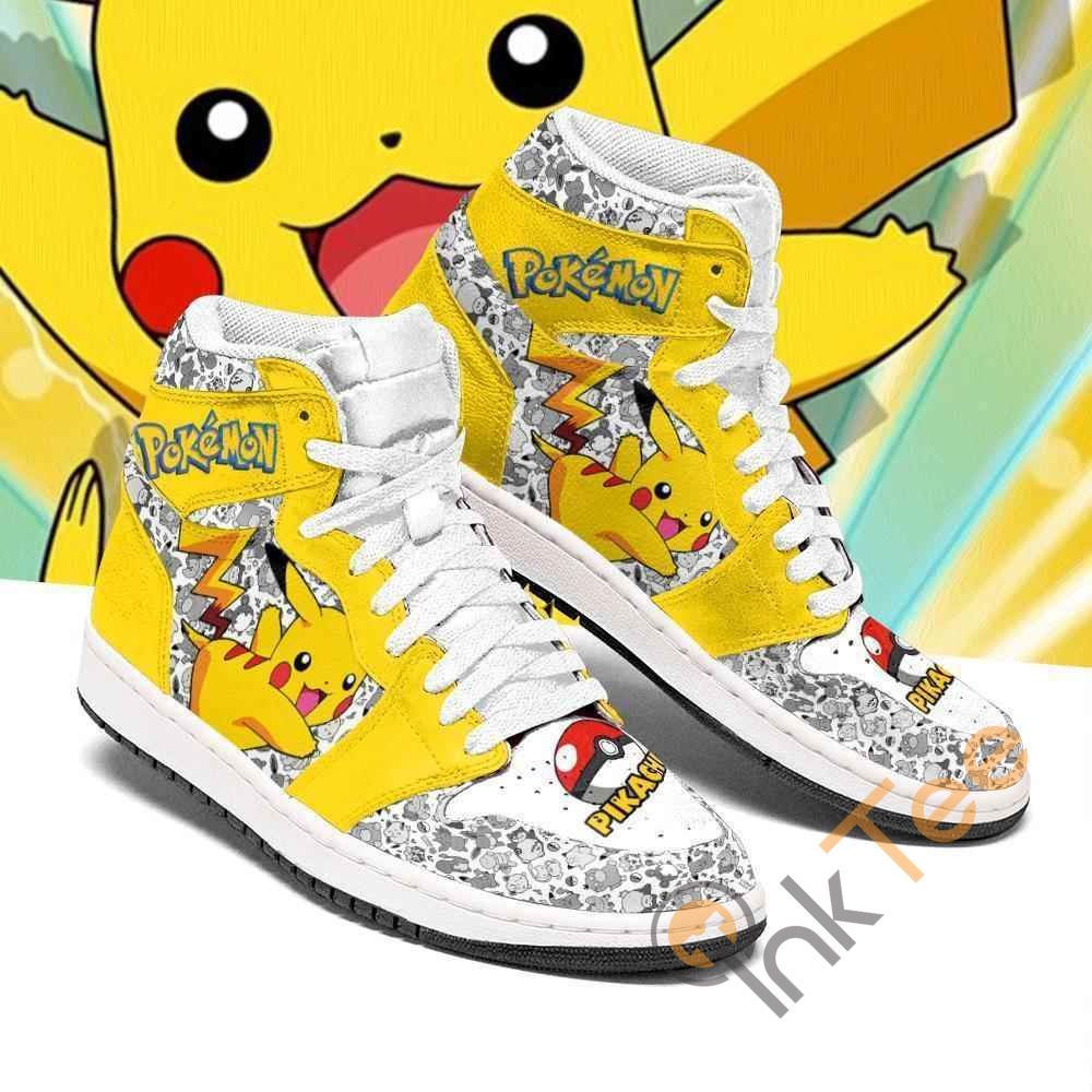 Pikachu Cute Pokemon Sneakers Air 