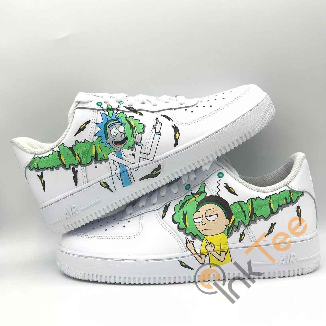 \u0026 Morty Custom Nike Air Force One Shoes