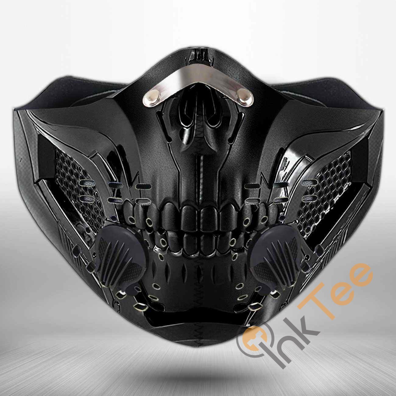 Skull Motorcycle Helmet Filter Activated Carbon Pm 2.5 Fm Sku 2021 Face Mask - InkTee Store