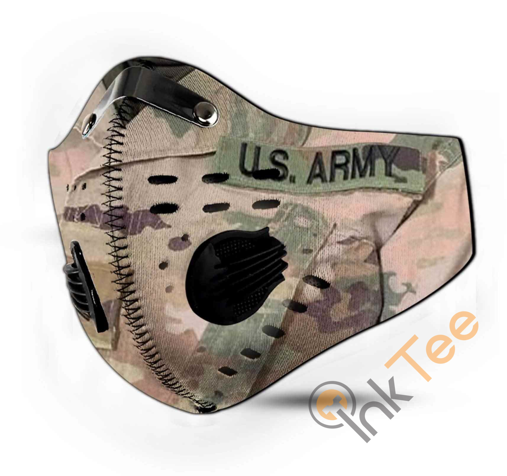 Us Army Filter Activated Carbon Pm 2.5 Fm Sku 3889 Face Mask - InkTee Store