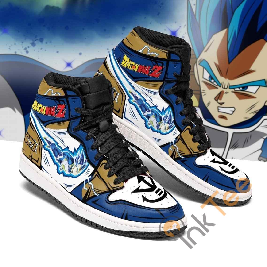 Vegeta Blue Dragon Ball Z Anime Sneakers Air Jordan Shoes