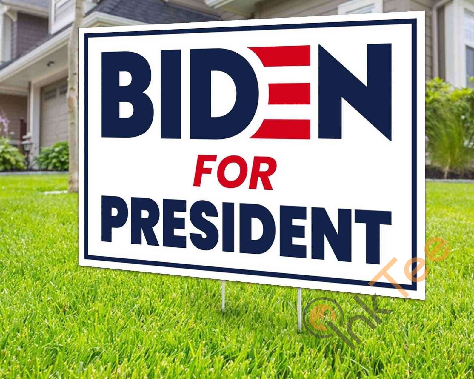 Custom Biden For President Yard Sign