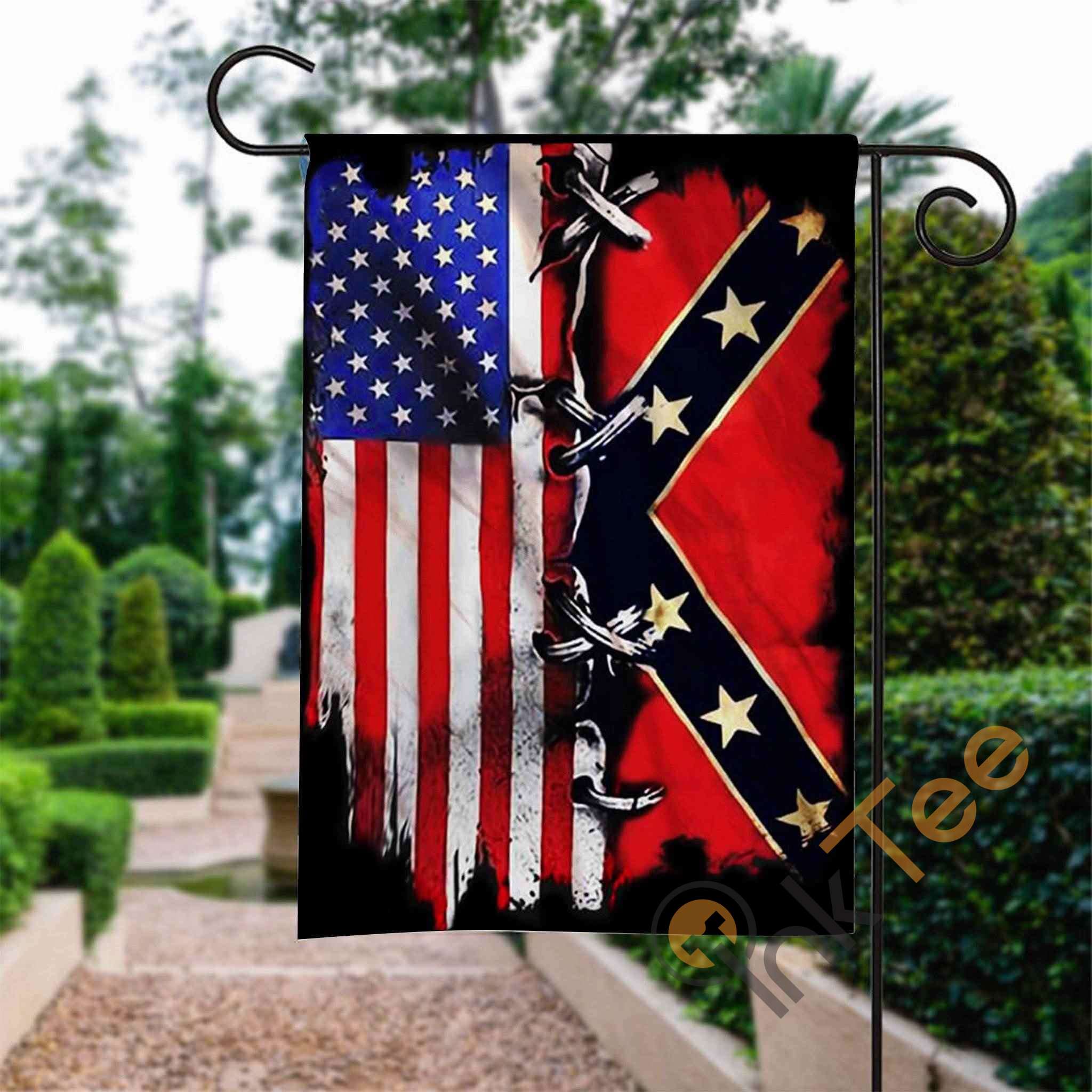 Custom Confederate States Of America Garden Flag