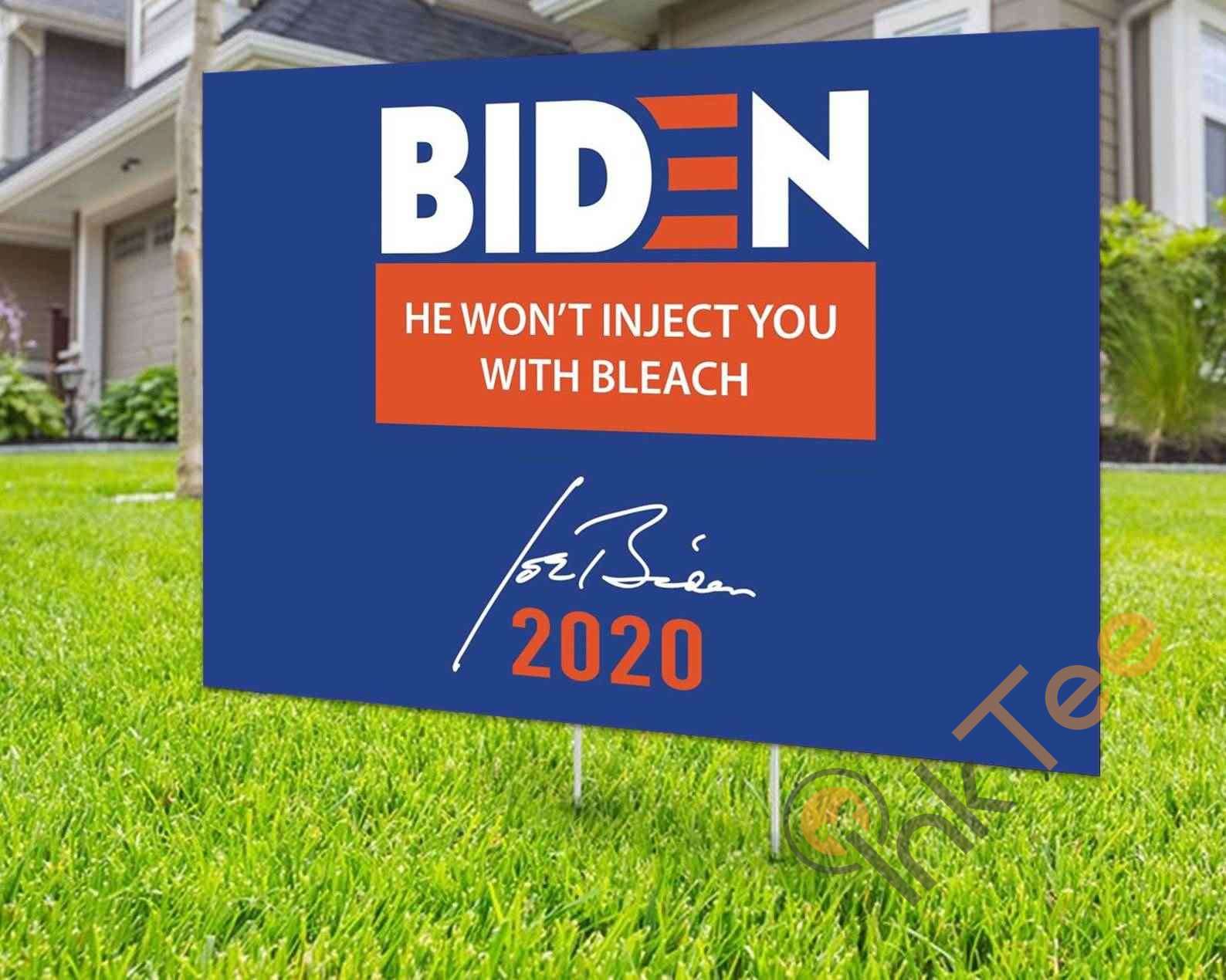 Custom Joe Biden Funny Anti Trump2020 Yard Sign
