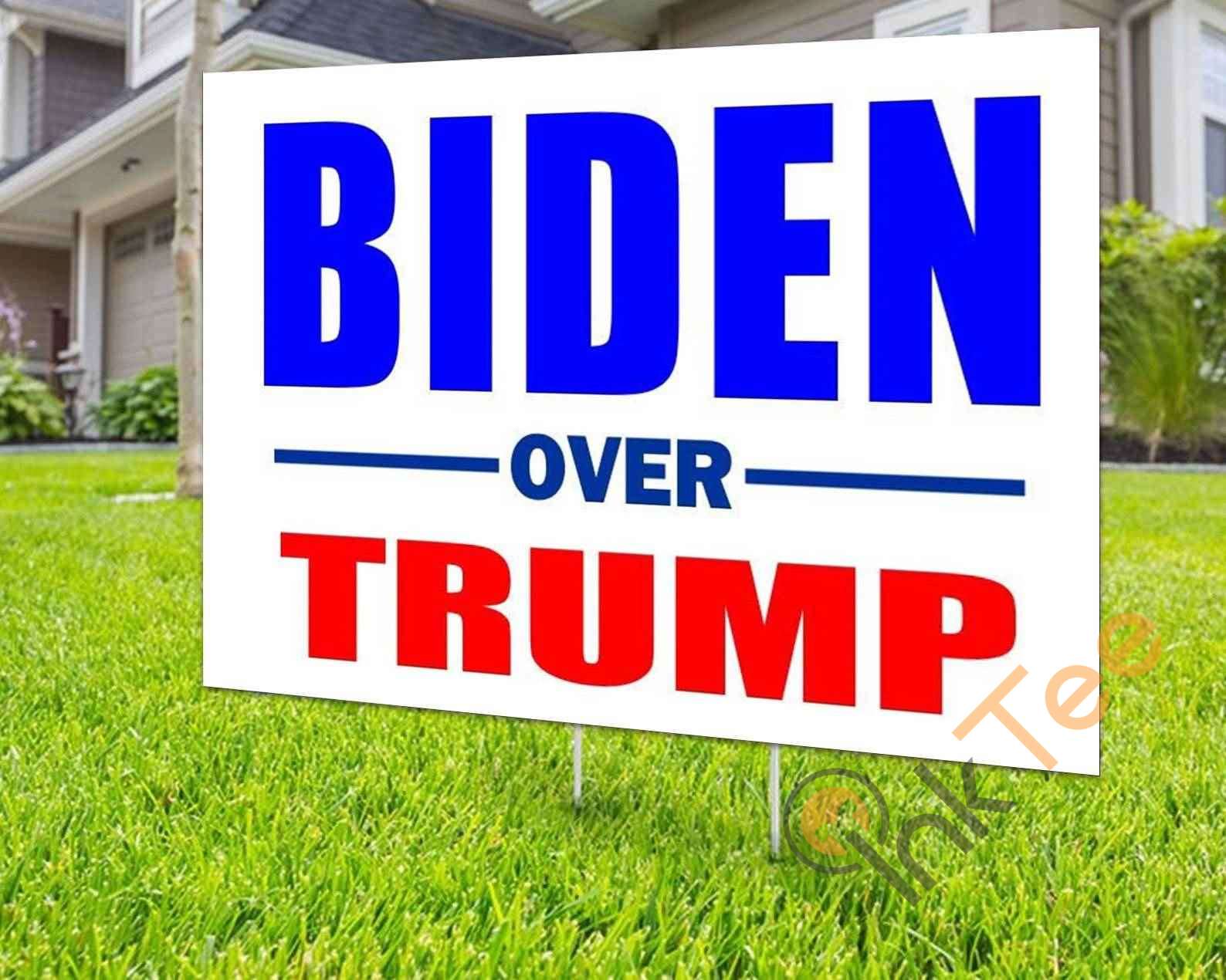 Customn Biden Over Trump Yard Sign