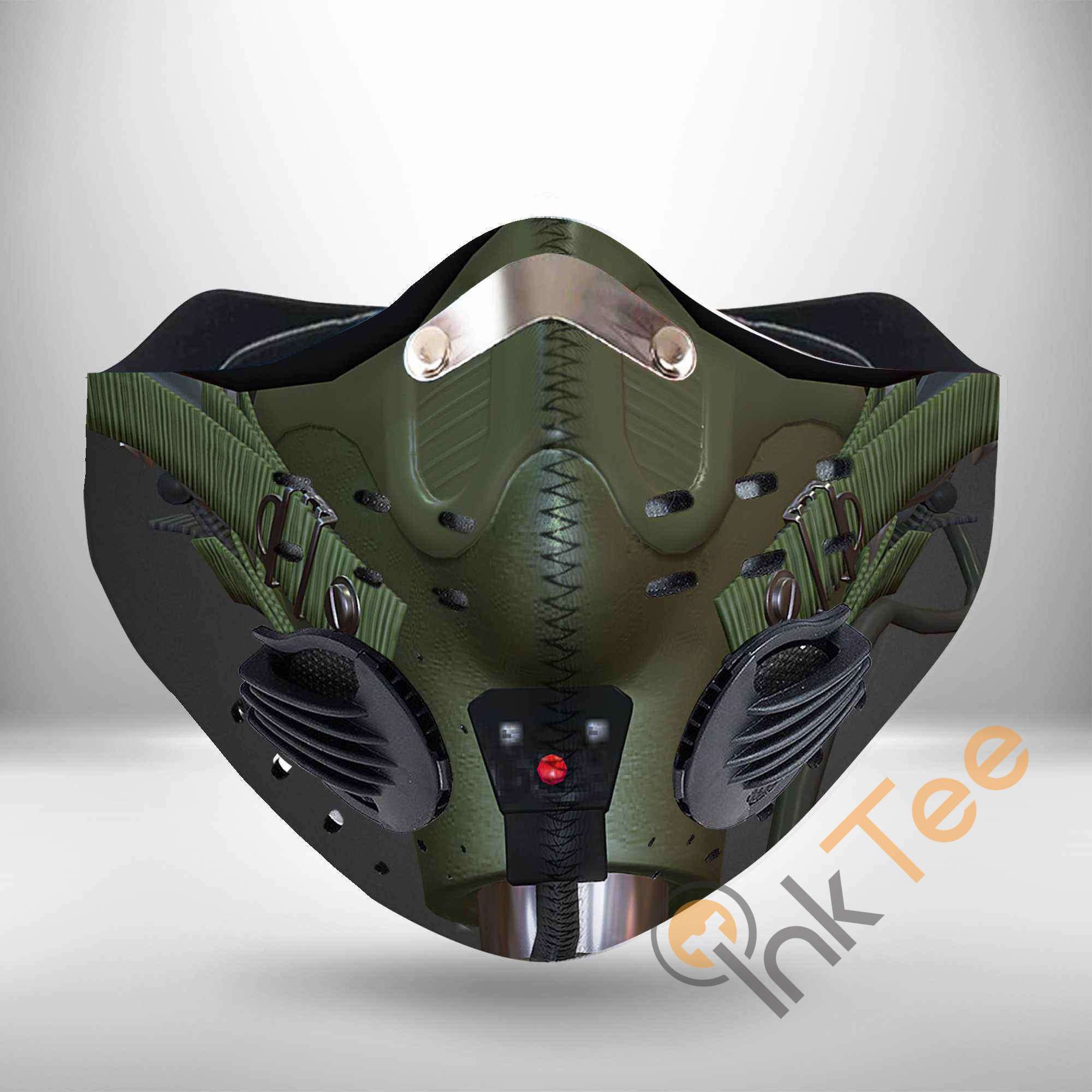 Pilot Helmet Filter Activated Carbon Pm 2.5 Face Mask - InkTee Store