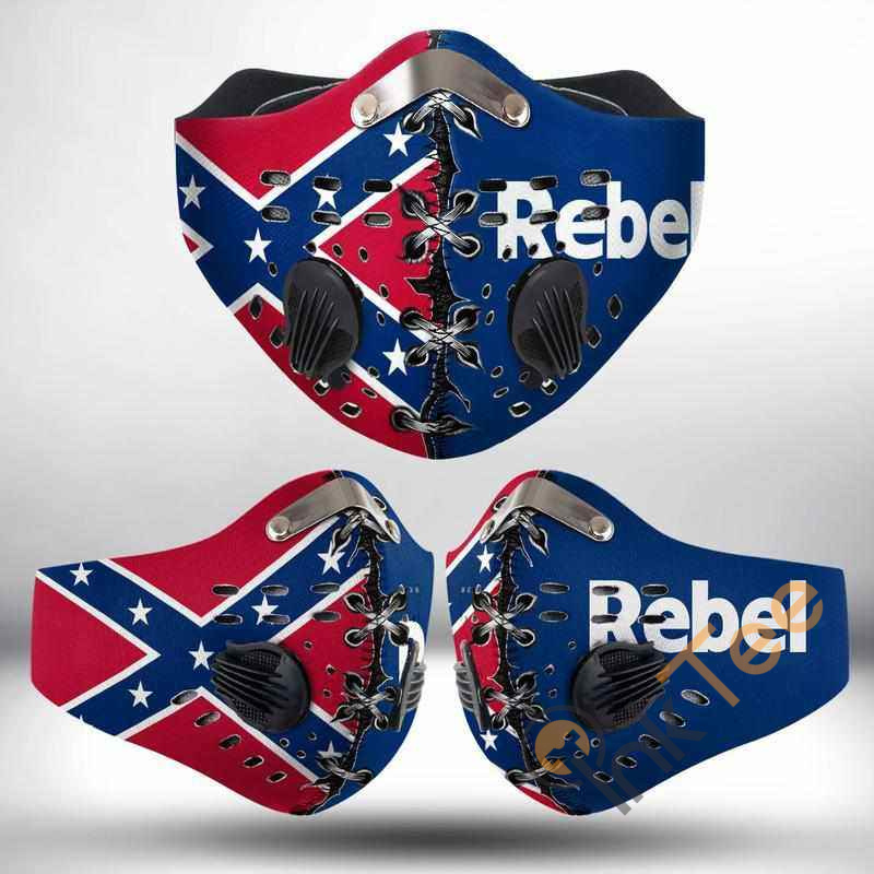 Rebel Confederate Flag Filter Activated 
