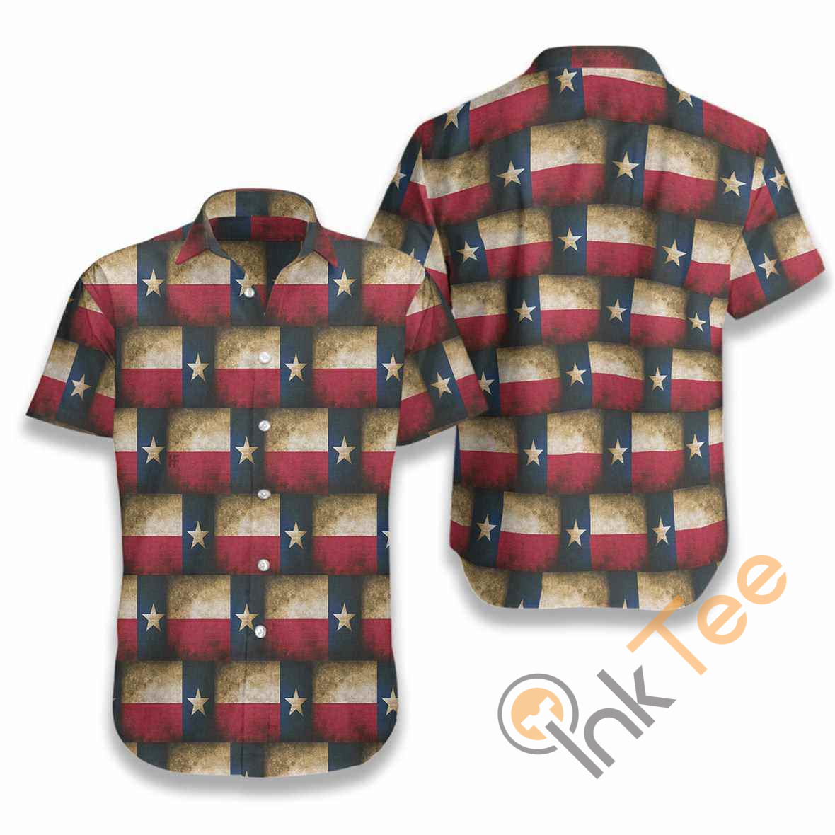 Texas Pattern Hawaiian shirts