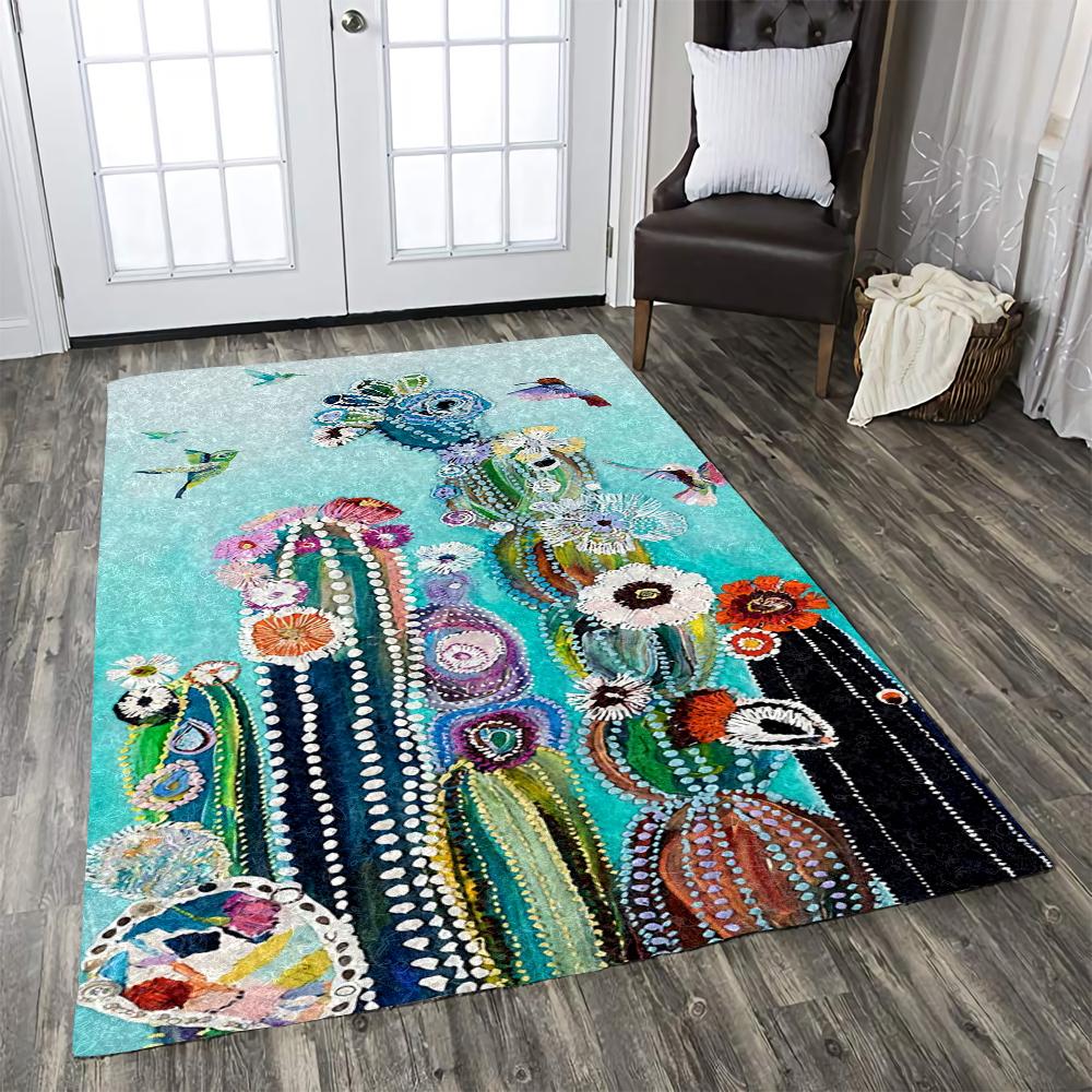 Cactus And Hummingbird Tdt Limited Edition Amazon Best Seller Sku 267936 Rug