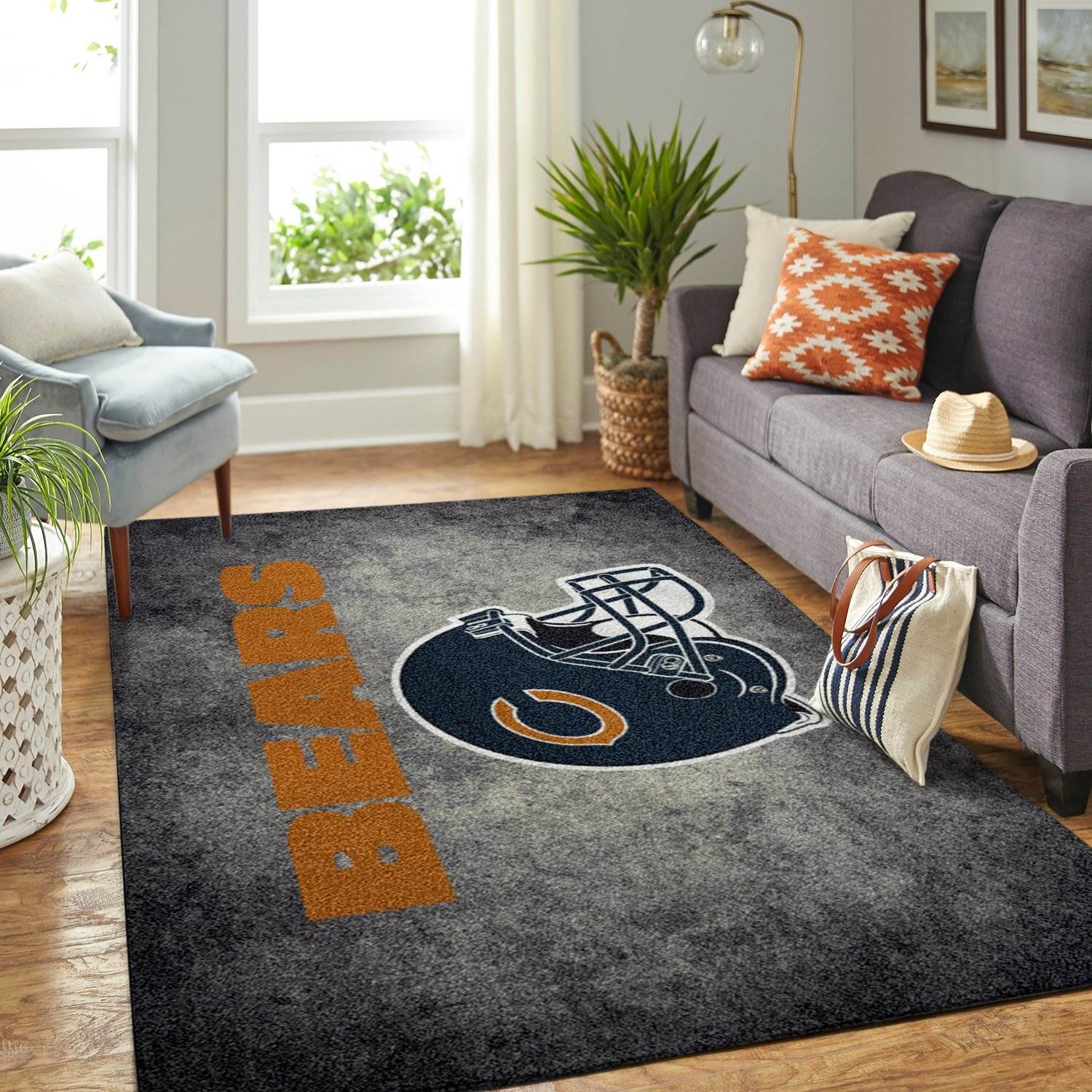 Chicago Bears Area Limited Edition Amazon Best Seller Sku 268053 Rug