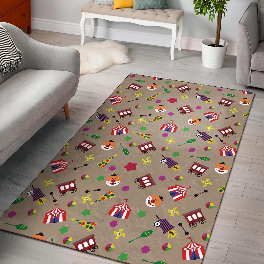 Circus Pattern Print Area Limited Edition Amazon Best Seller Sku 268012 Rug