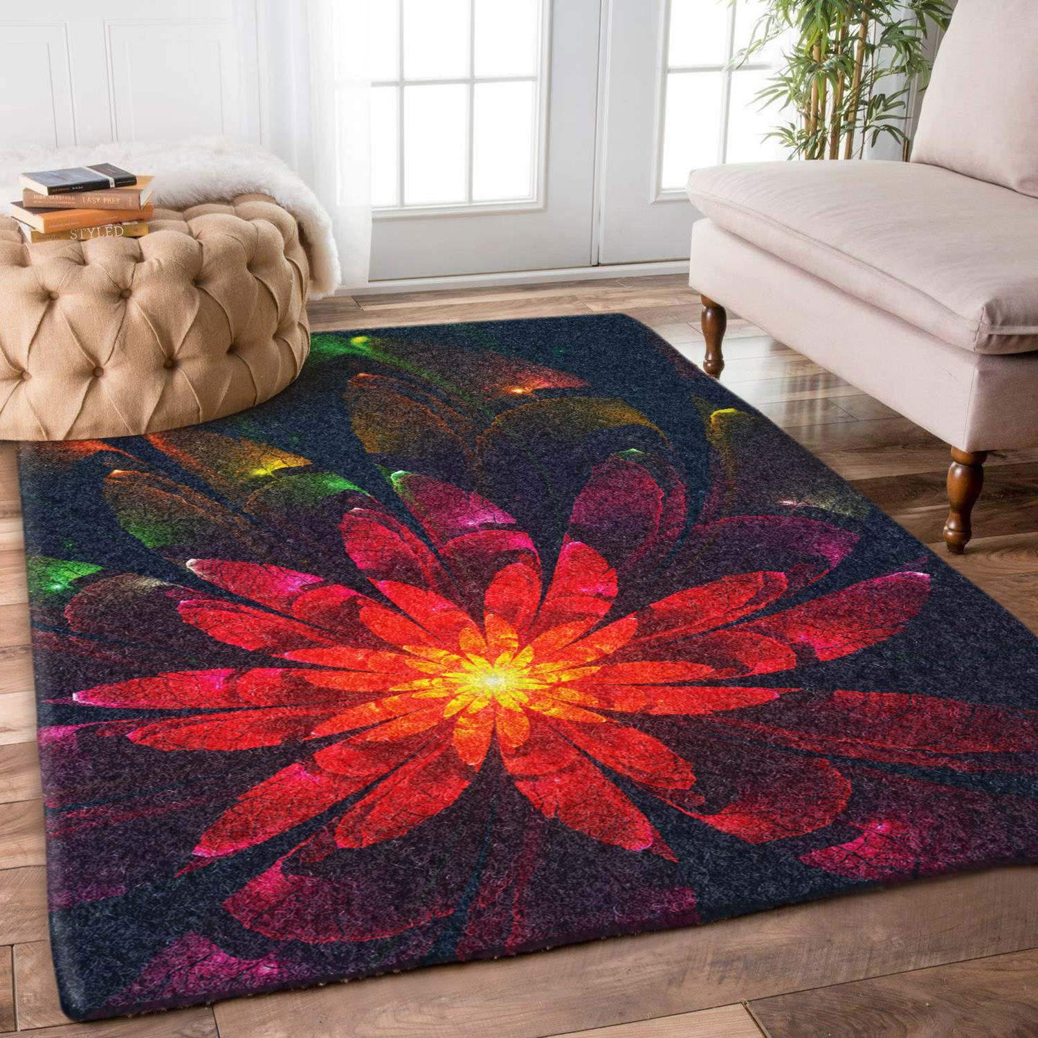 Colorful Flower Limited Edition Amazon Best Seller Sku 268106 Rug