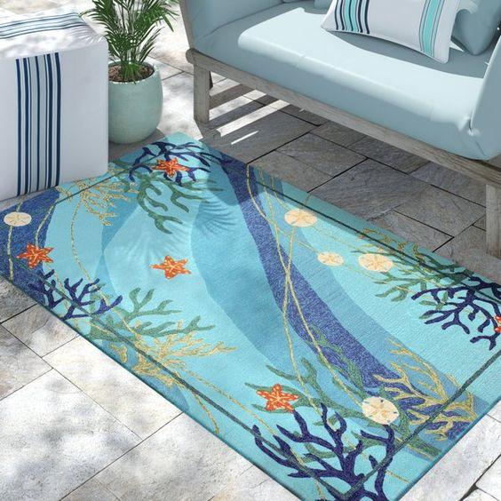 Coral And Star Fish Limited Edition Amazon Best Seller Sku 268074 Rug