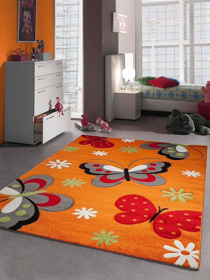 Cute Butterfly Rectangle Limited Edition Amazon Best Seller Sku 268118 Rug
