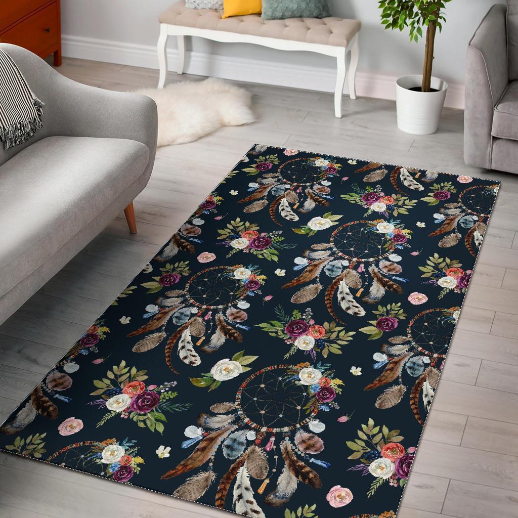 Dream Catcher Feather Boho Area Limited Edition Amazon Best Seller Sku 268028 Rug