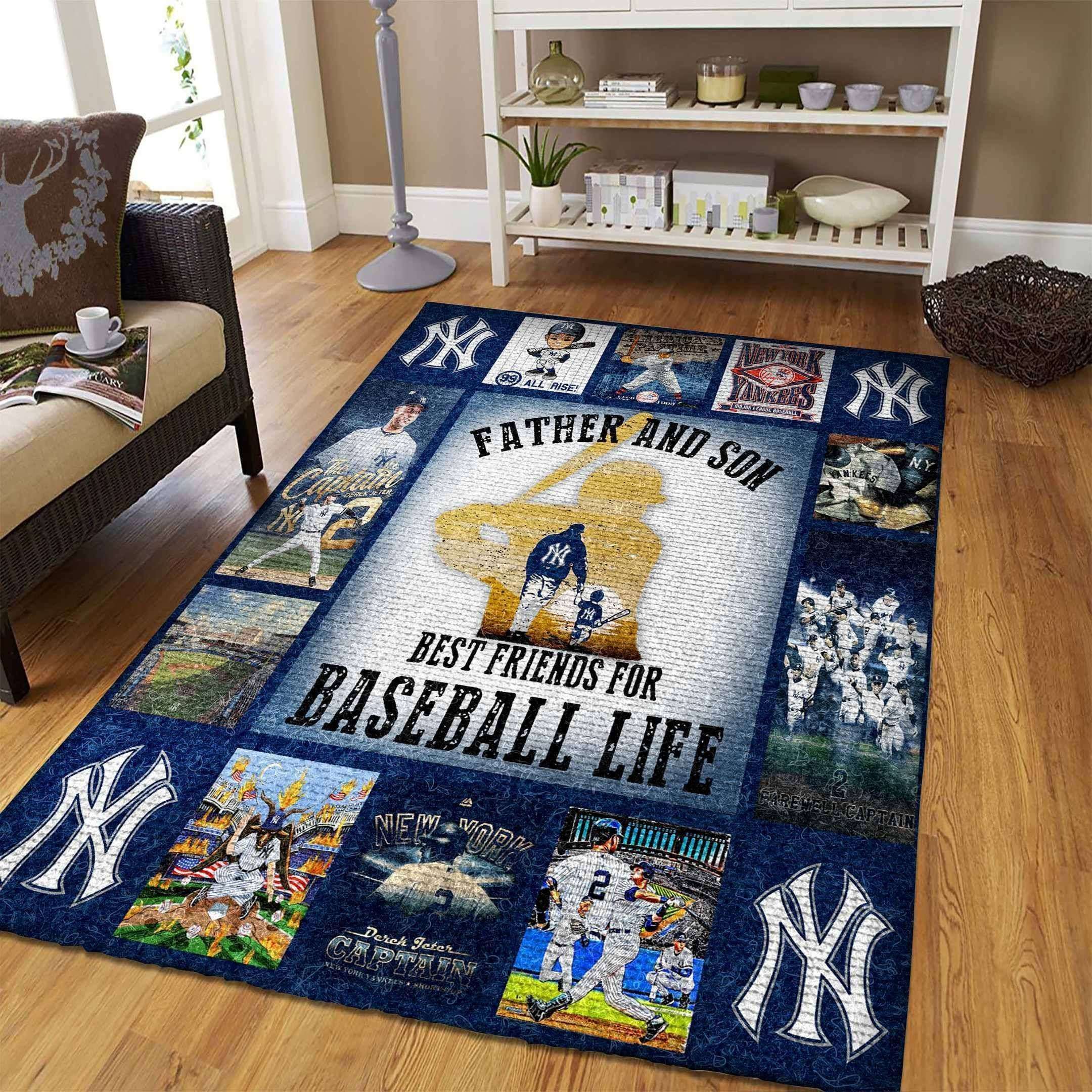 Amazon New York Yankees Living Room Area No4299 Rug