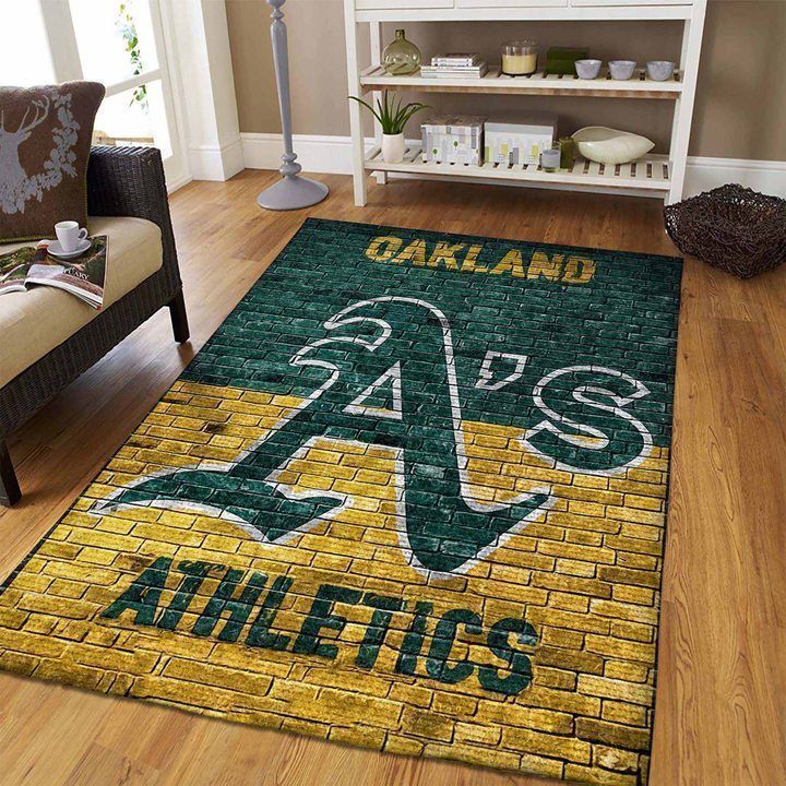 Amazon Oakland Athletics Living Room Area No4321 Rug