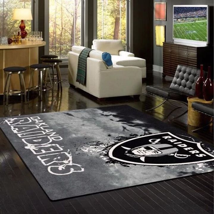 Amazon Oakland Raiders Living Room Area No4360 Rug