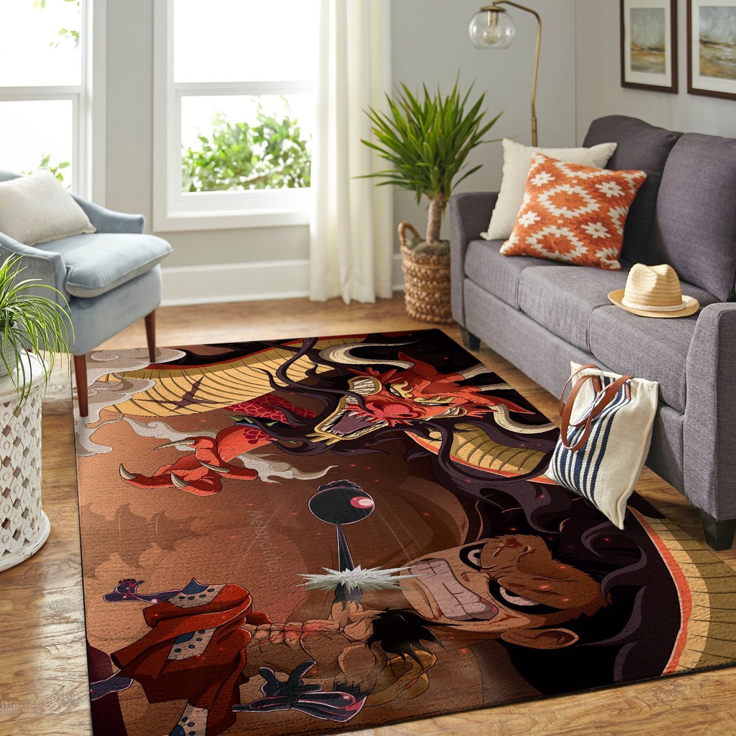 Amazon Onepiece-luffy Living Room Area No6428 Rug
