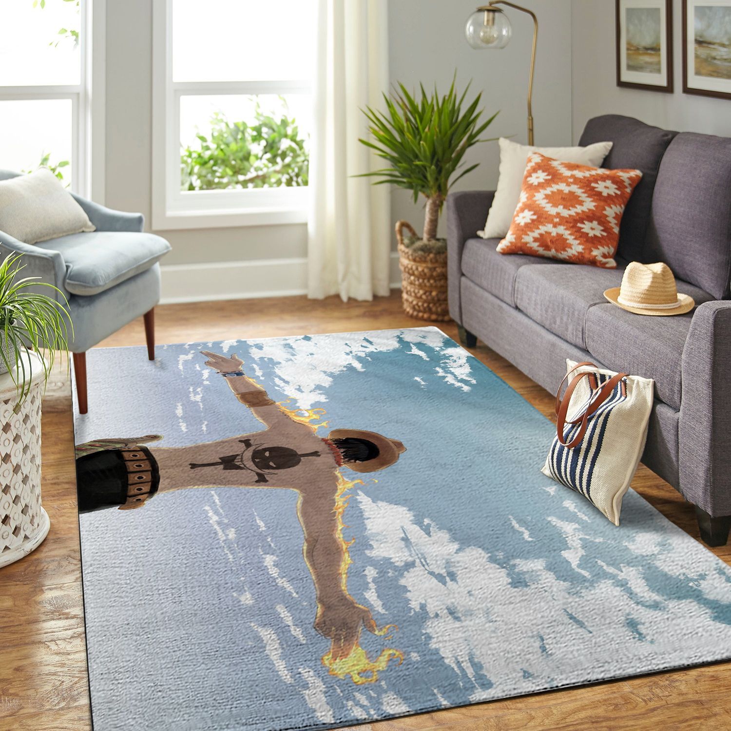 Amazon Onepiece-luffy Living Room Area No6436 Rug