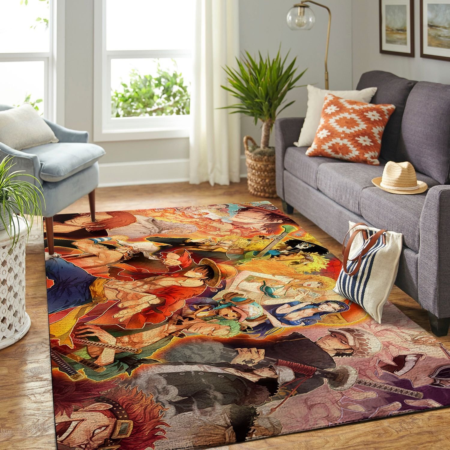 Amazon Onepiece-luffy Living Room Area No6438 Rug