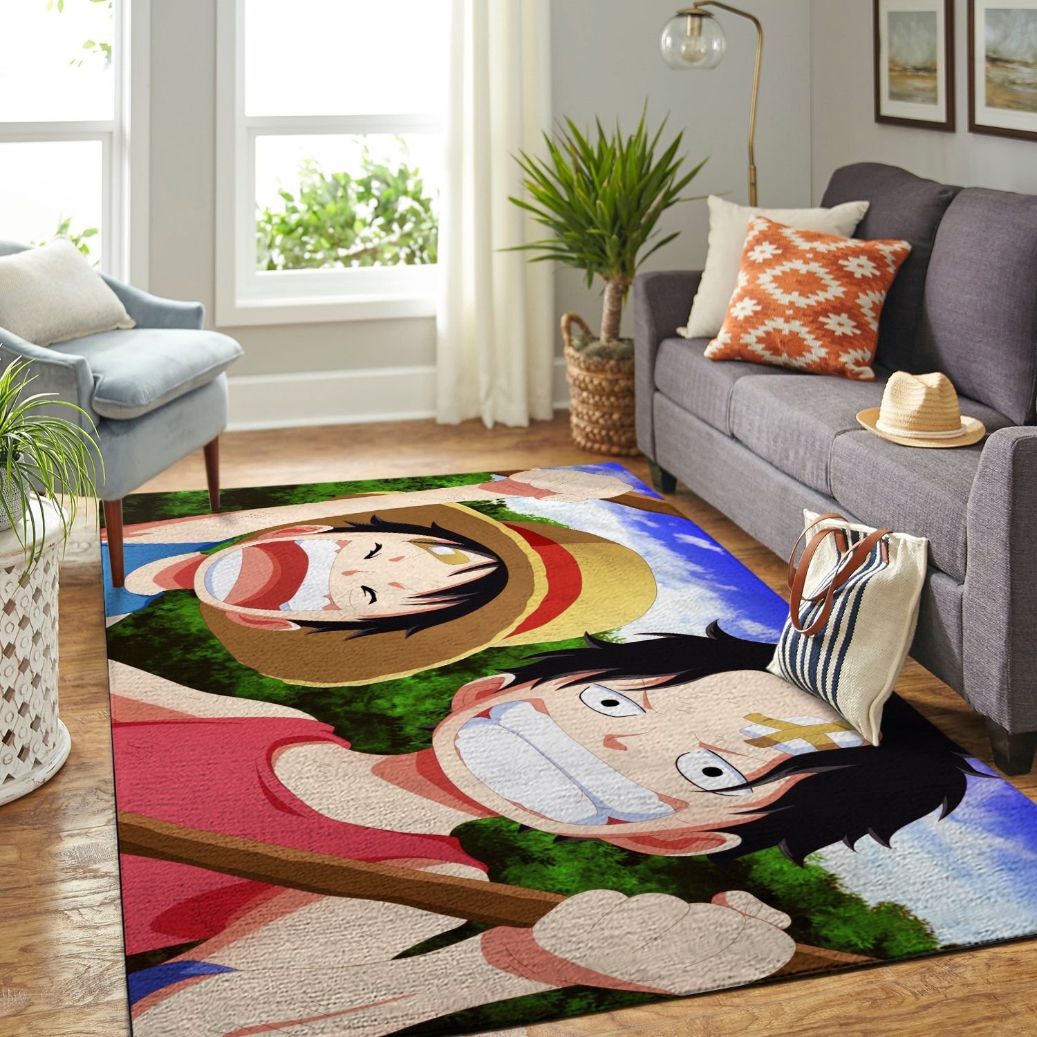 Amazon Onepiece-luffy Living Room Area No6440 Rug