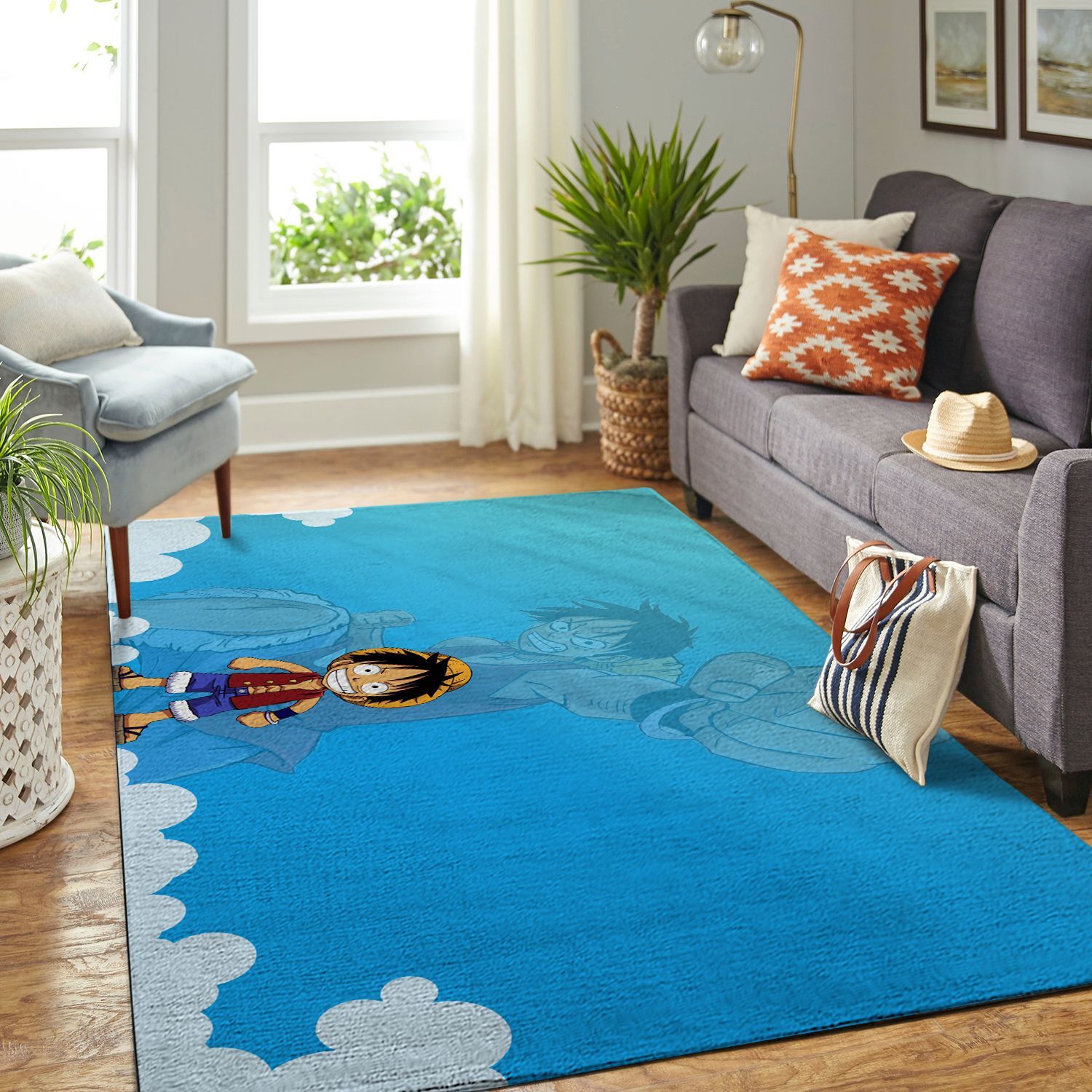 Amazon Onepiece-luffy Living Room Area No6441 Rug