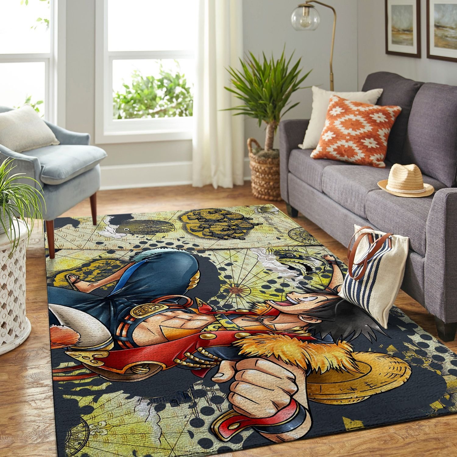 Amazon Onepiece-luffy Living Room Area No6444 Rug