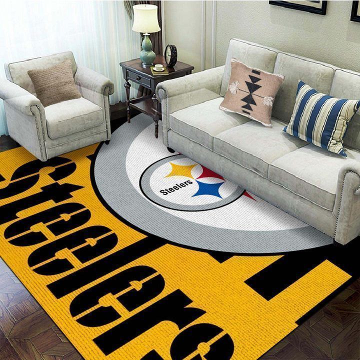 Pittsburgh Steelers Living Room, Pittsburgh Steelers Rug