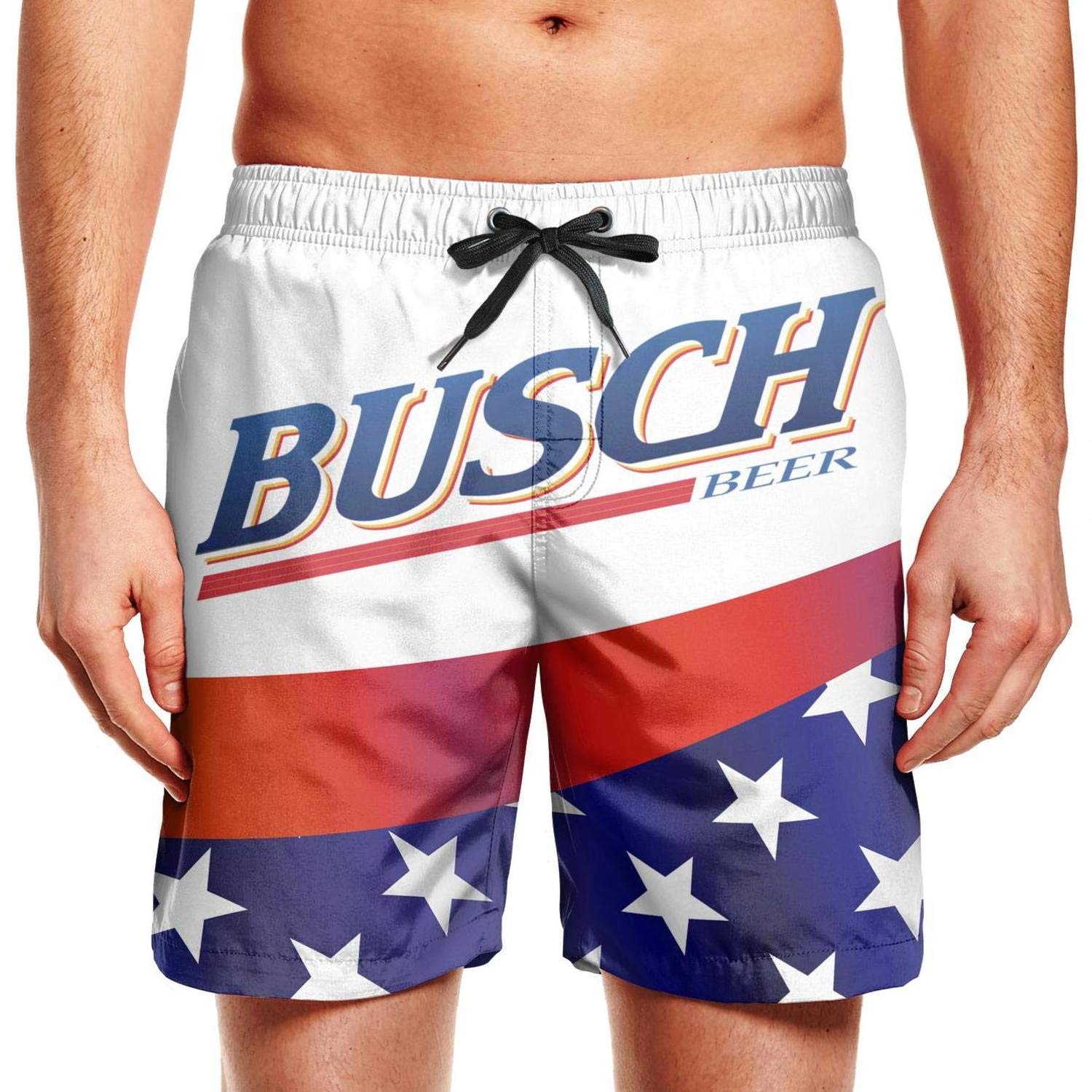 Busch Light Beer Patriotic American Usa Flag July 4th Shorts - InkTee Store