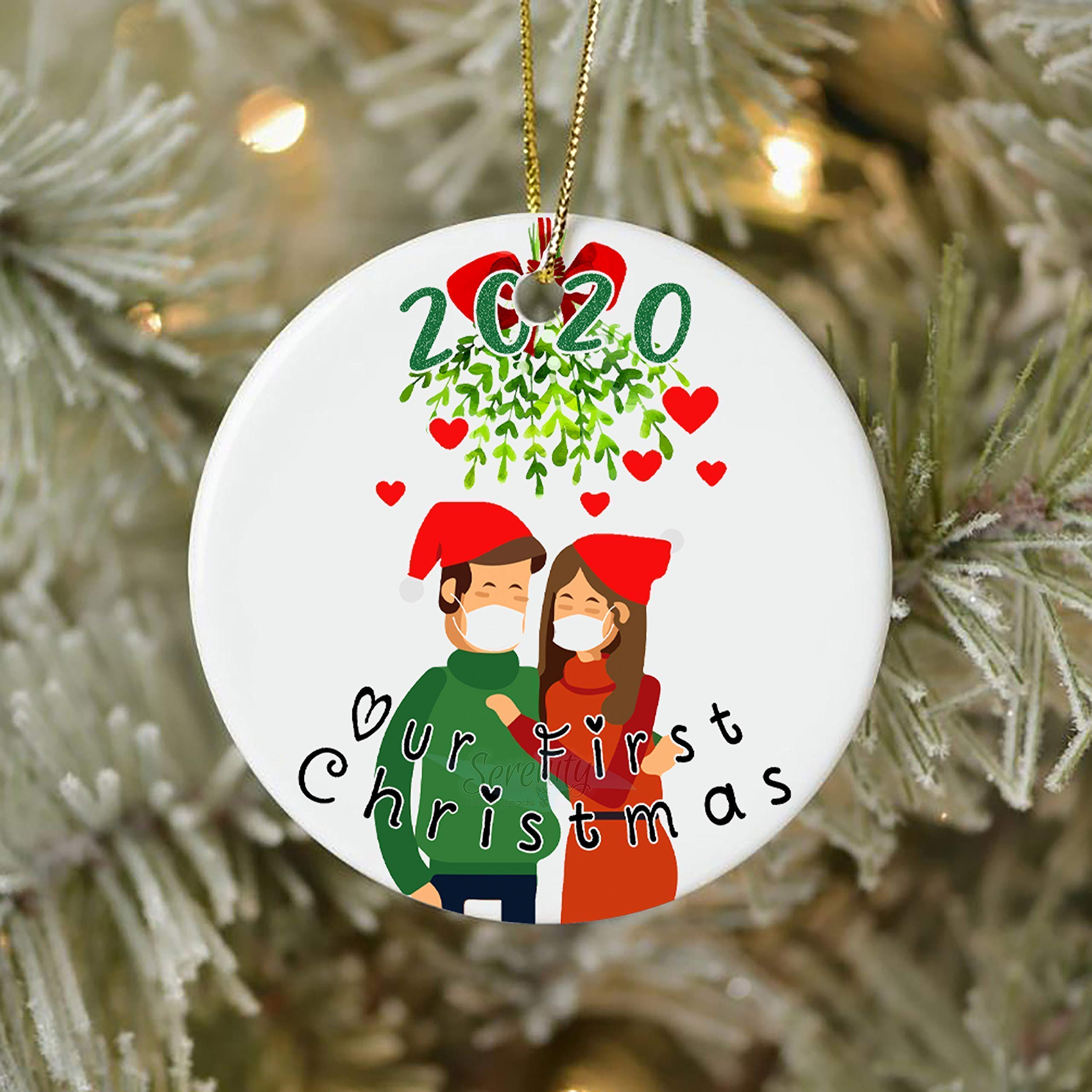 Christmas Ornaments Our First Christmas 2020 Funny