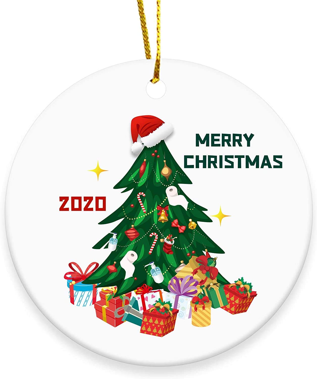 Christmas Tree Ornament Merry Christmas Xmas Tree 2020 Personalized Gifts