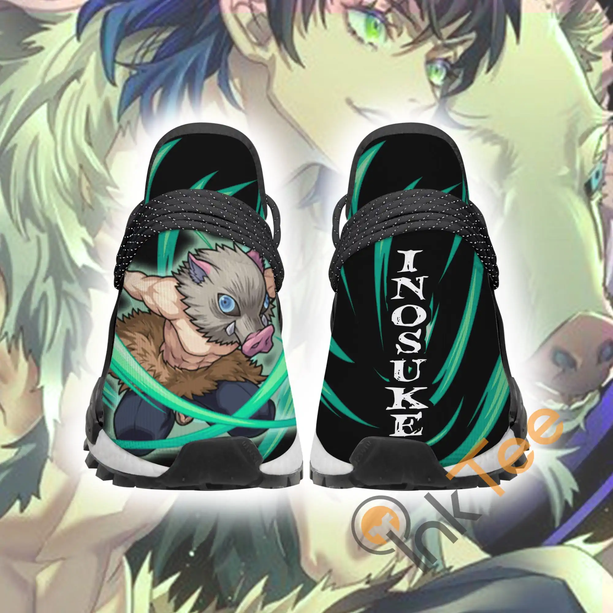 Demon Slayer Inosuke Beast Breathing Anime Amazon NMD Human Shoes