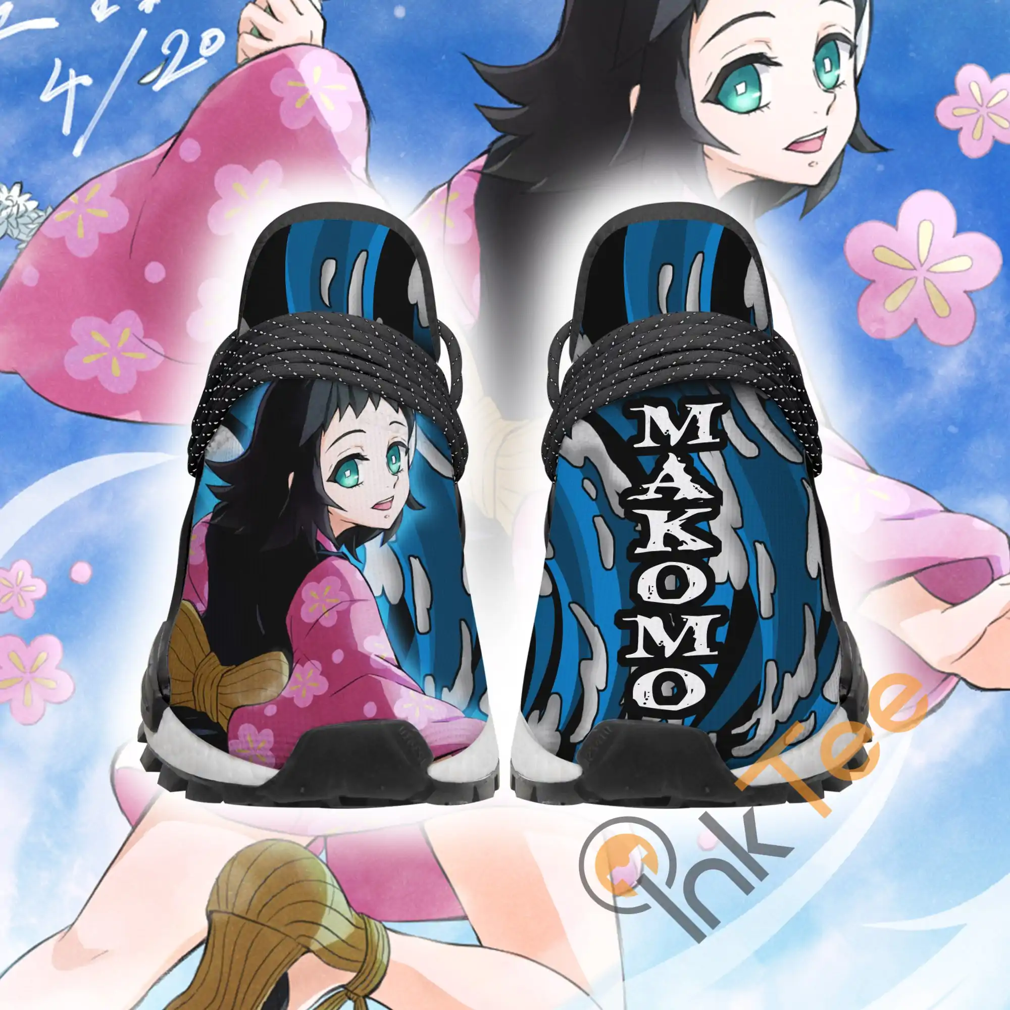 Demon Slayer Makomo Skill Anime Amazon NMD Human Shoes