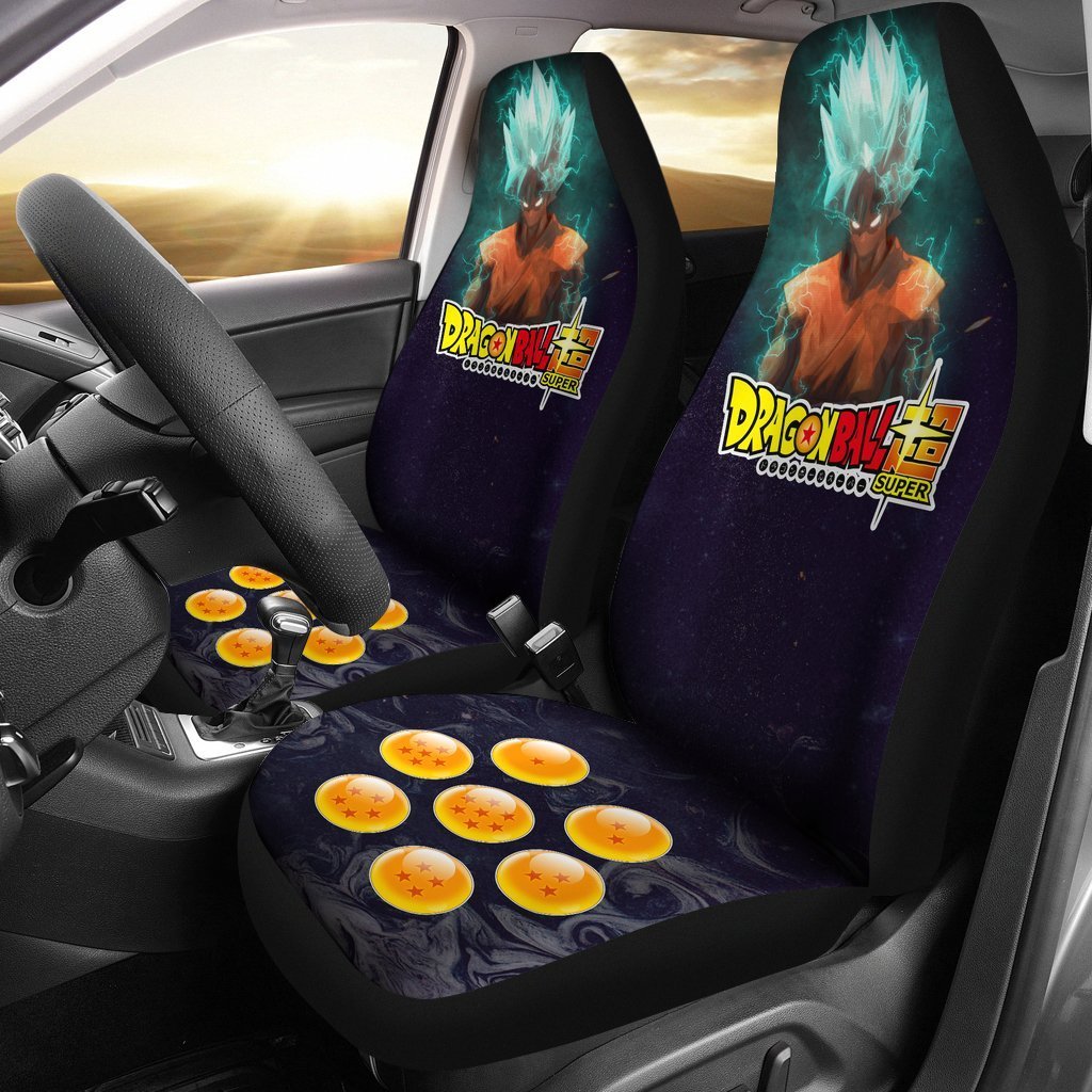 Goku Super Saiyan Ultra Instinct Dragon Ball Anime Car Seat Covers