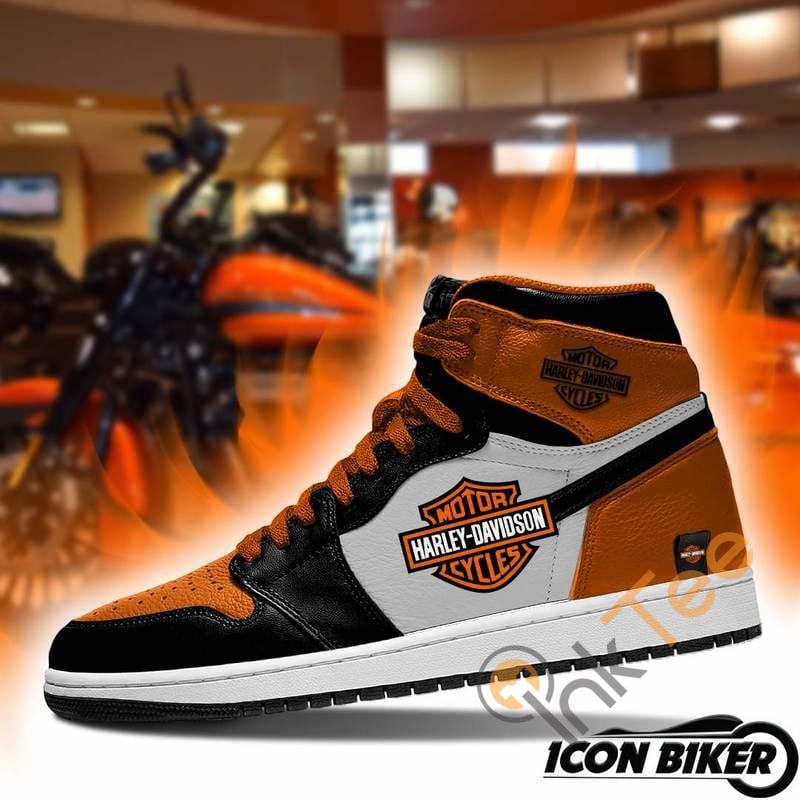 Harley Davidson Motorcycle Harley Davidson Custom Sneakers It1139 Air Jordan Shoes