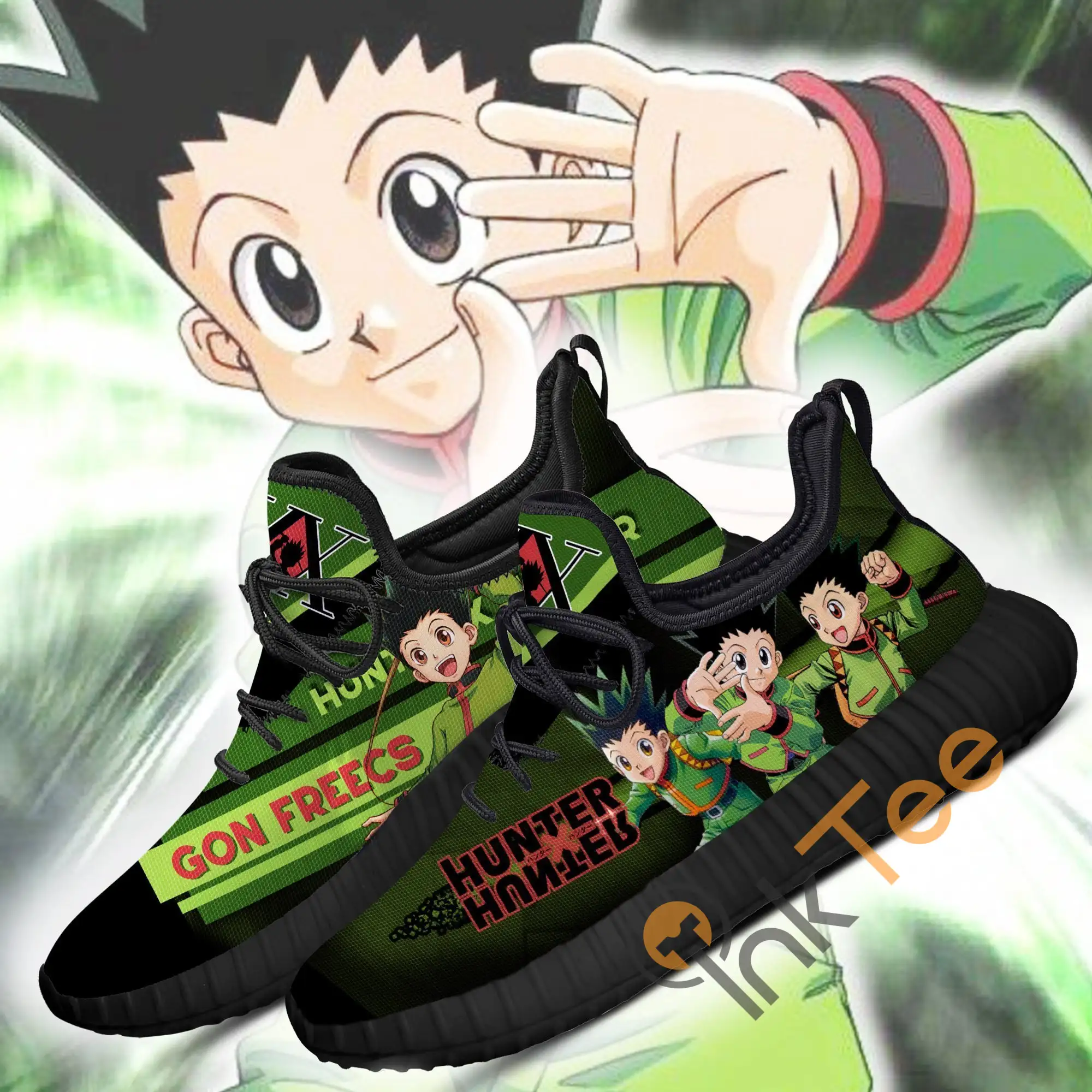 Hunter X Hunter Gon Freecss Custom Hxh Anime Amazon Reze Shoes