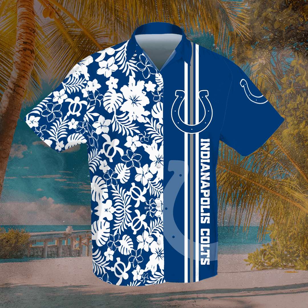 NFL Indianapolis Colts Hawaiian Shirt Aloha indy Shirt Summer