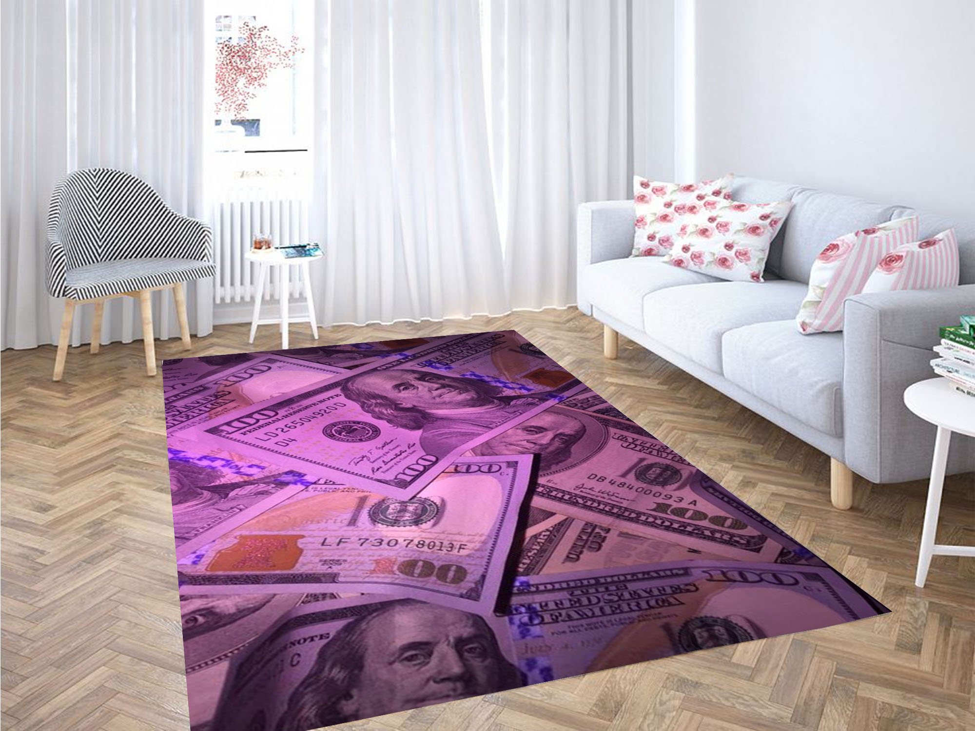 Money Wallpaper Carpet Rug