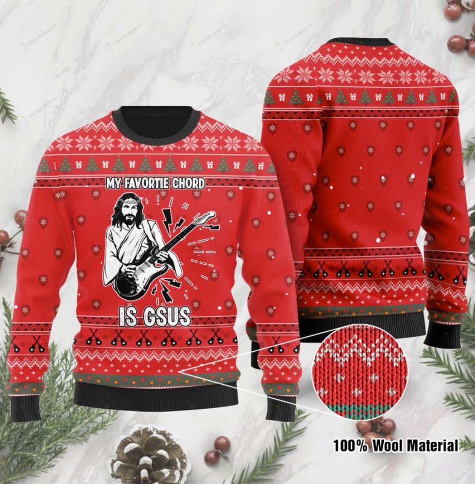 My Favorite Chord Is Gsus Ugly Sweater