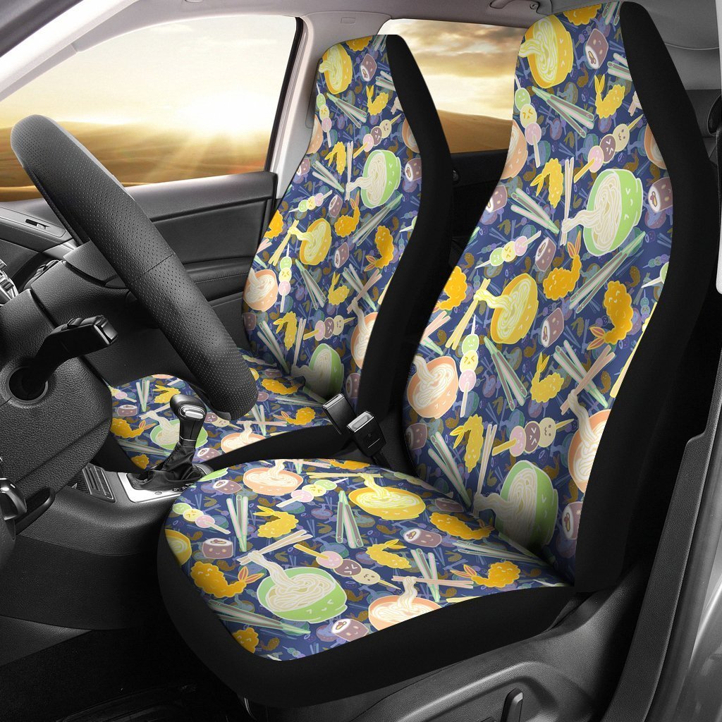 Noodle Funny Cute Car Seat Covers