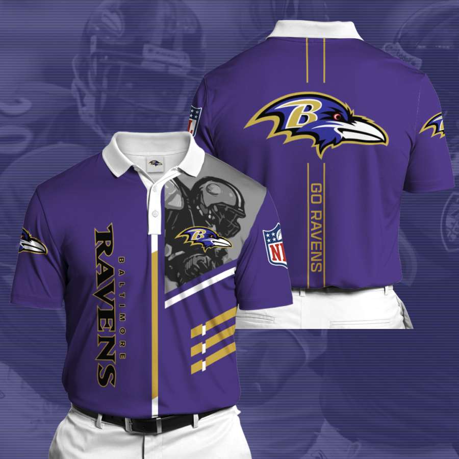 Personalized Baltimore Ravens No16 Polo Shirt