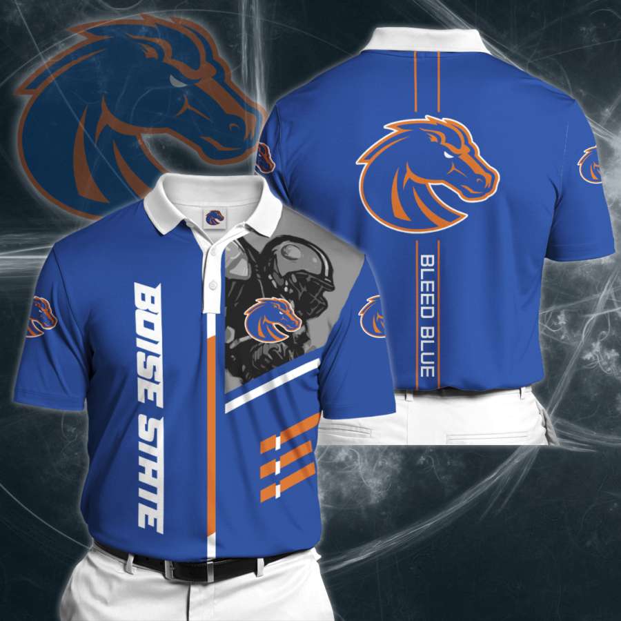 Personalized Boise State Broncos No17 Polo Shirt