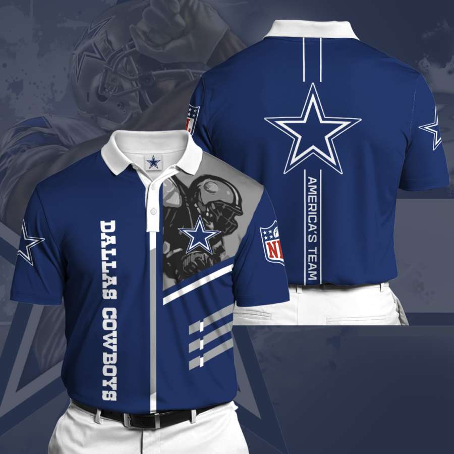 Personalized Dallas Cowboys No27 Polo Shirt