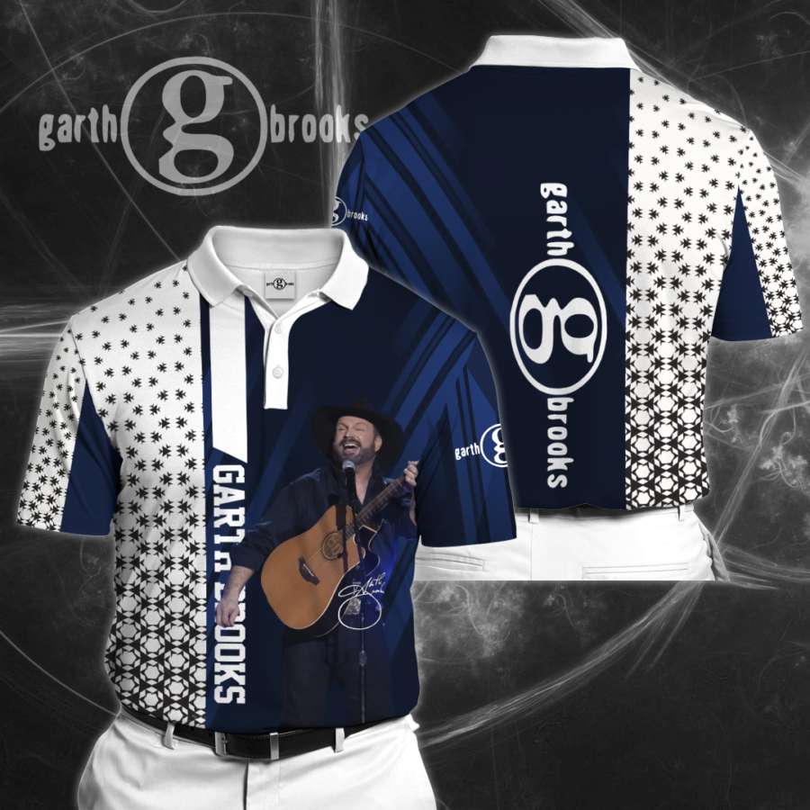Personalized Garth Brooks No32 Polo Shirt