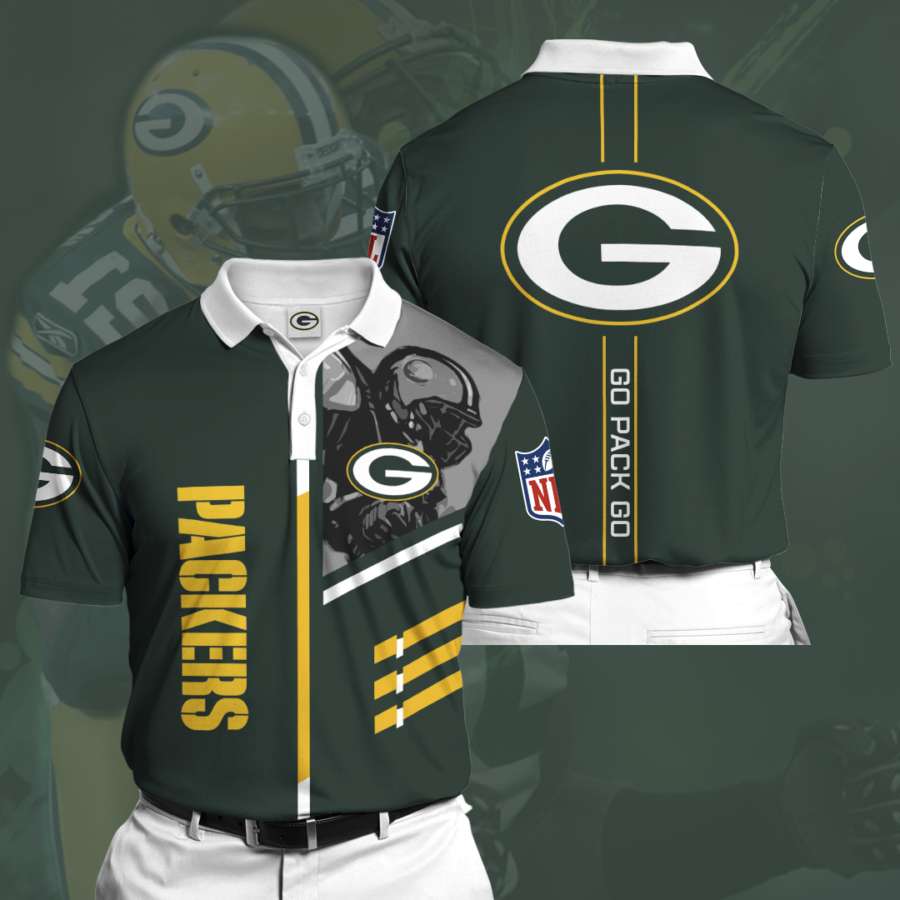 Personalized Green Bay Packers No35 Polo Shirt
