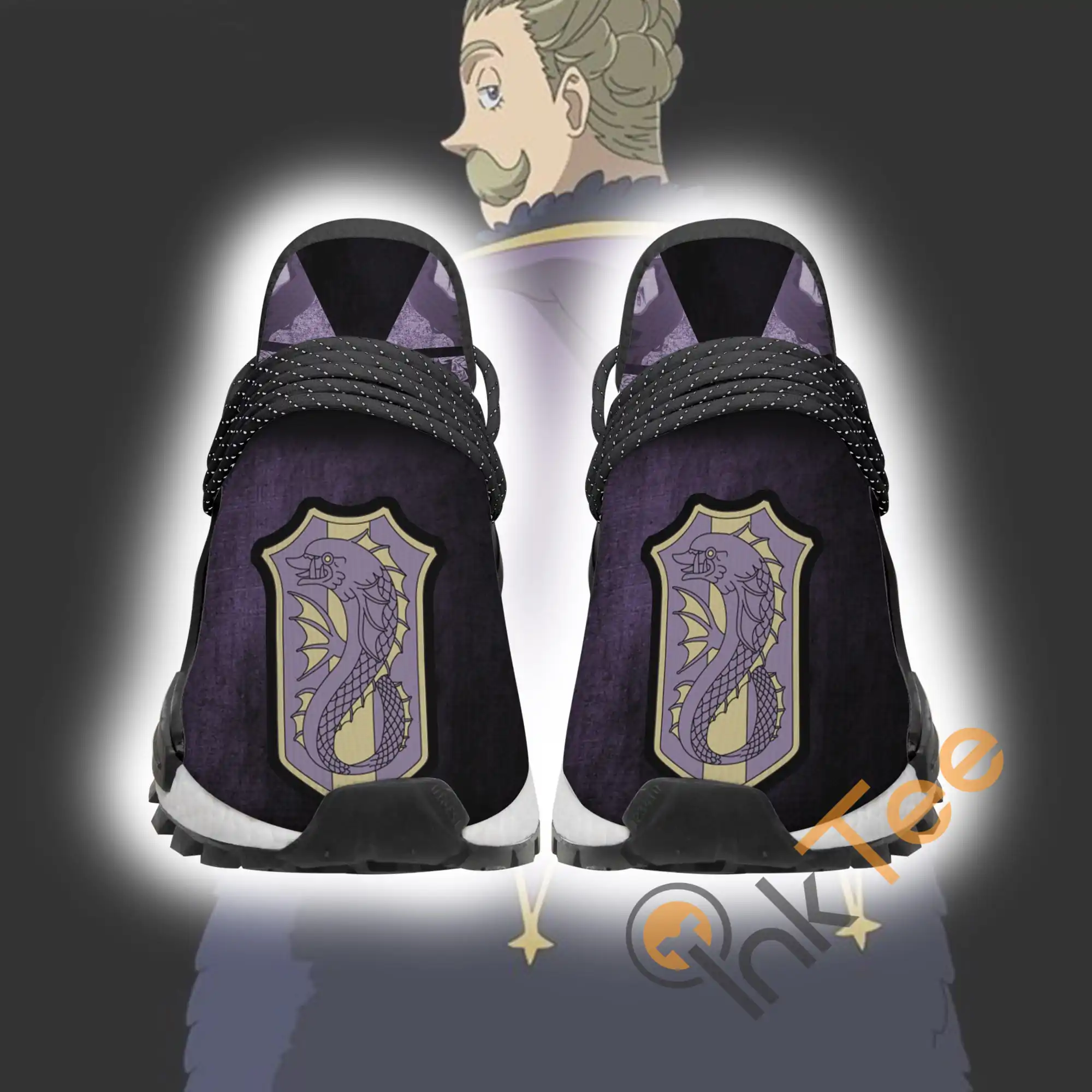 Purple Orca Magic Knight Black Clover Anime Amazon NMD Human Shoes
