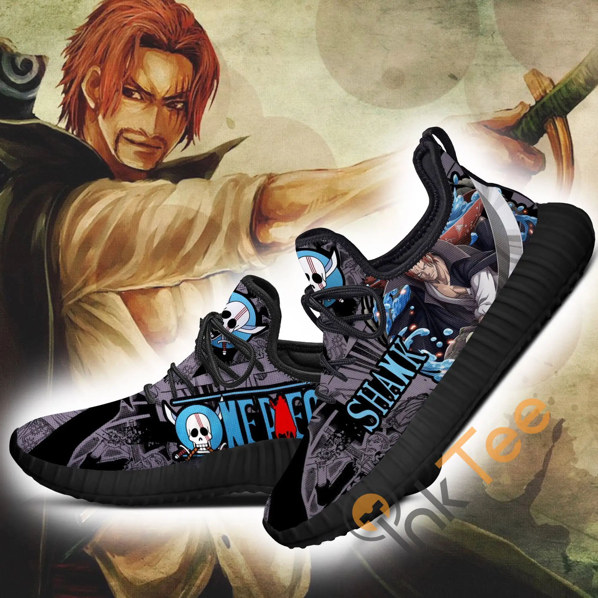Red Hair Shanks One Piece Anime Amazon Reze Shoes
