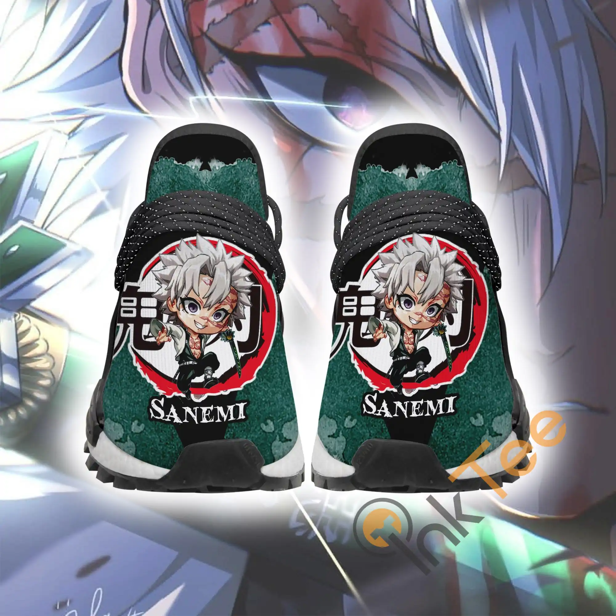 Sanemi Shinazugawa Custom Demon Slayer Anime Amazon NMD Human Shoes